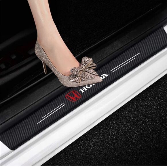 Honda threshold protector in white & black set of 4 NWT - Picture 10 of 12